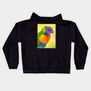 Rainbow Lorikeet Kids Hoodie